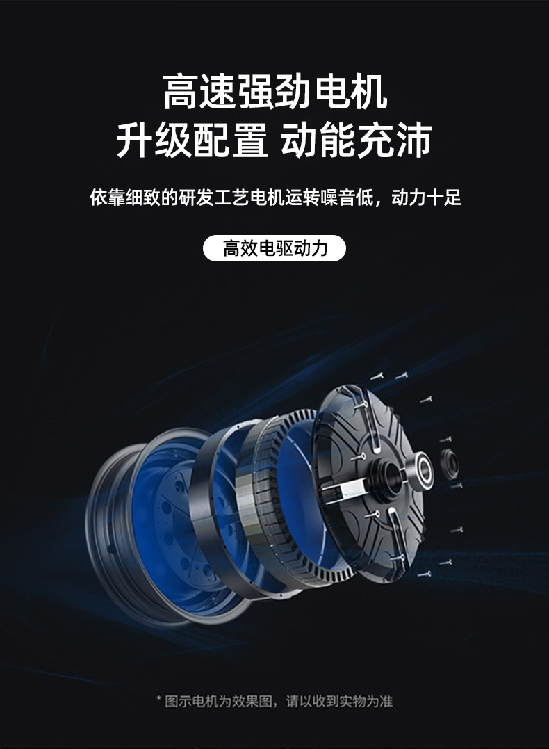 Cross-Border Manufacturer Brazil Russia Model New Lithium Battery Harley Electric Vehicle Two-Wheeled Adult Electric Motorcycle 60V20A