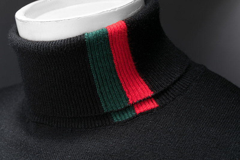 Herren Rollkragenpullover Aus Wolle Für Herbst Und Winter_voghion.com