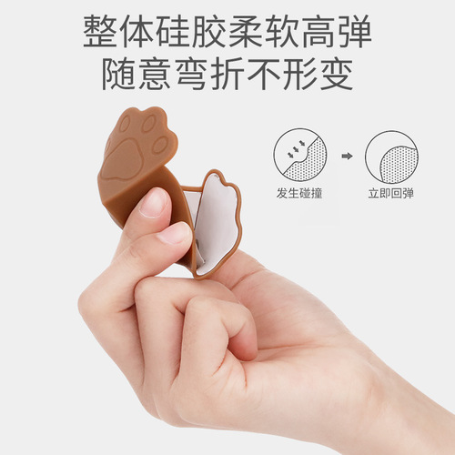 Door corner anti-collision corner protector for kitchen and bathroom aluminum alloy door anti-scratch, wall scratch, toe corner protective cover