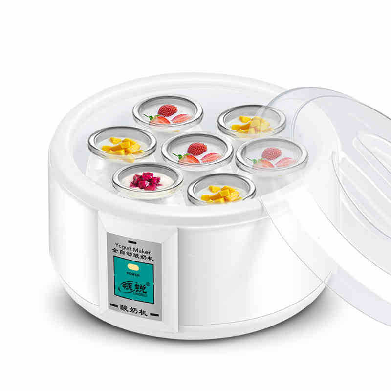 Large capacity 1.5L stainless steel yogurt machine household sub-cup rice wine natto fermentation machine automatic cross-border small