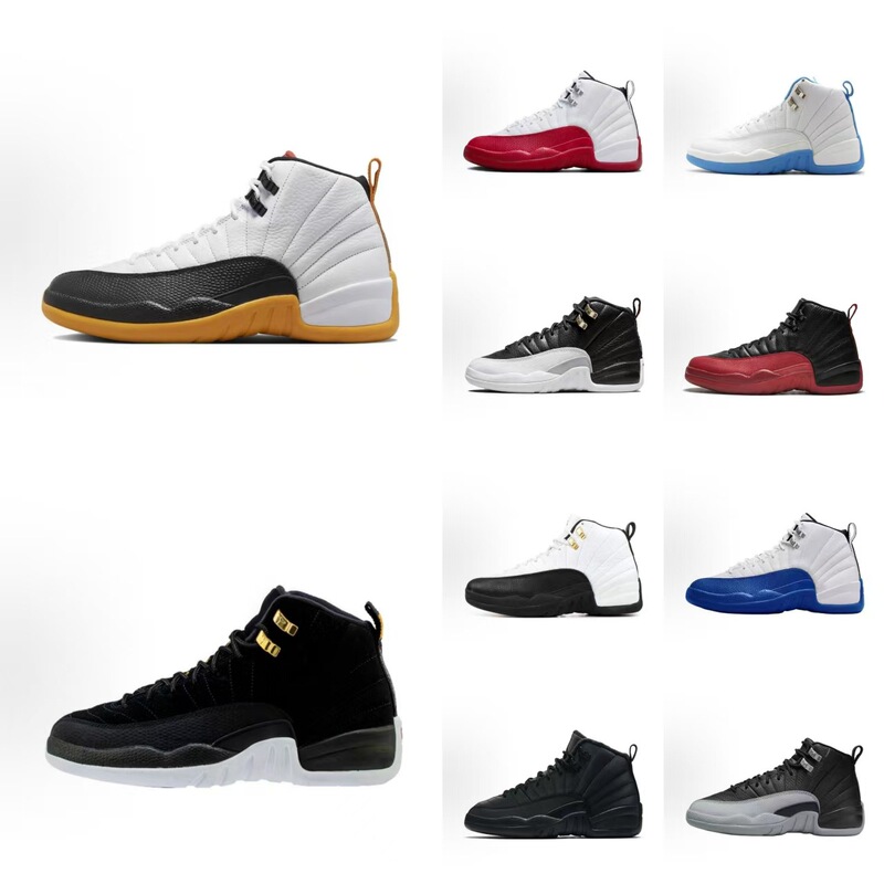Putian Cross-Border Foreign Trade Og High-Top Aj12 Retro Non-Slip Wear-Resistant Basketball Shoes Unisex Sports Shoes Basketball