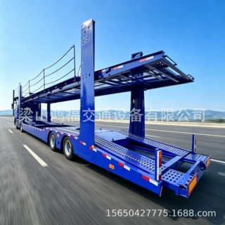 厂家板簧式轿车运输车 6位轿运车 可抽拉 交运车