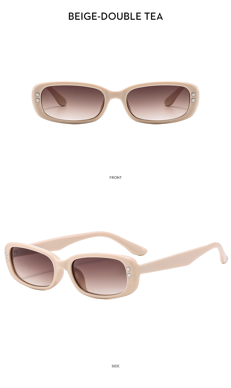 40g Weight Full Frame Glasses Structure Sunglasses Classification PC, UV400 Protection Lens Material Square Glasses Style Travel, Shopping Occasion Solid Color Pattern All Seasons Season Women's Gender Simple Style, Classic Style Style Simple Style Classic Style Solid Color PC UV400 Protection Square Full Frame Women's Sunglasses 16