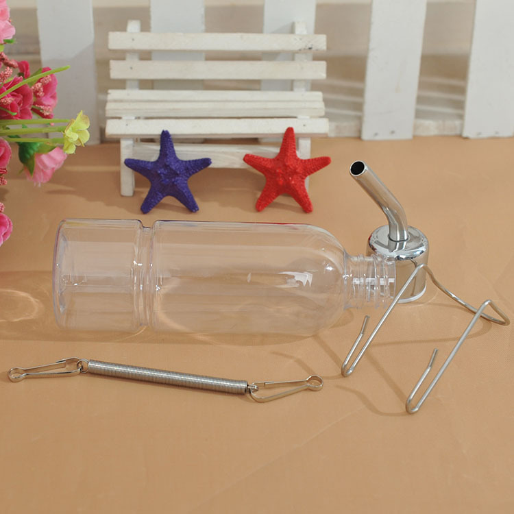 ステンレス製ペット給水器、ハムスター・チンチラ用吊り下げ式ケトル、軽く舐める水、漏れ防止ウサギ自動給水器|undefined