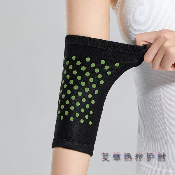 Elbow guard female autumn and winter warm arm guard Sports male wrist guard elbow joint sprain scar covering Wormwood sheath arm protector
