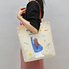 Summer shopping bag, capacious linen bag, cloth bag, wholesale