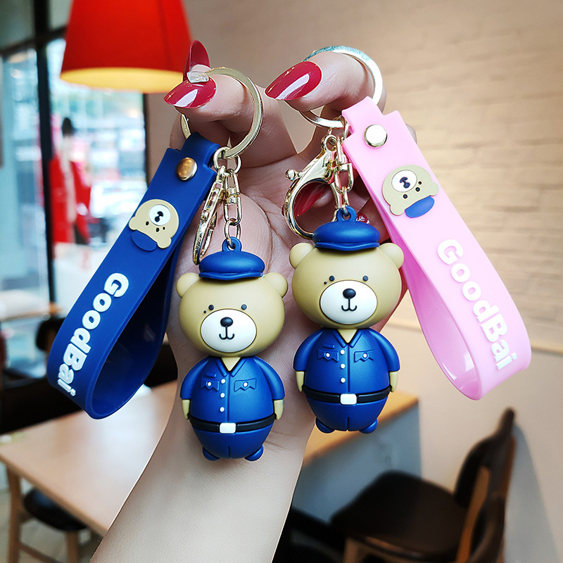 You are my castle cartoon bear keychain pendant car schoolbag key chain ornaments gift You are my castle cartoon bear keychain pendant car schoolbag key chain ornaments gift