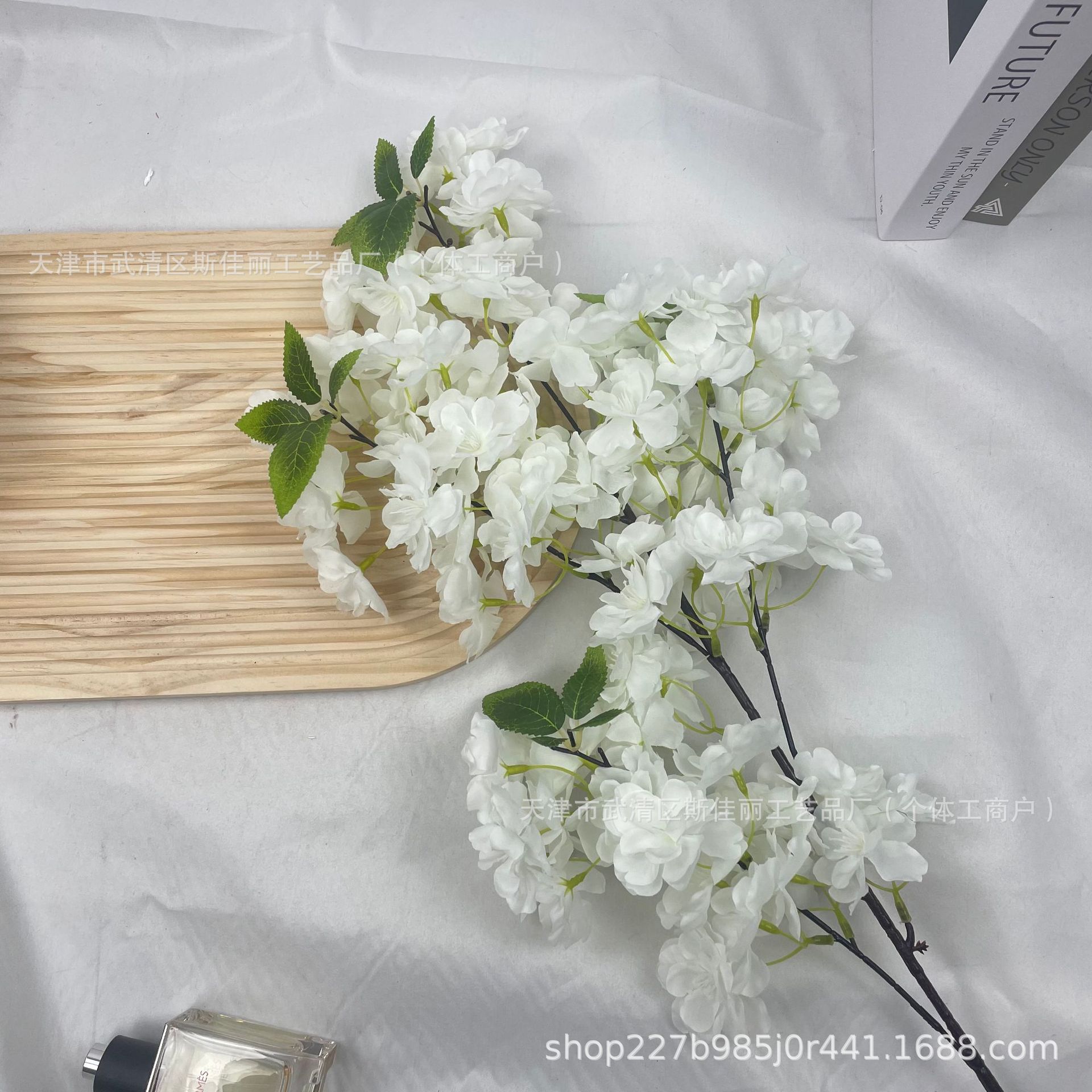 Simulación de flor de cerezo flor falsa única, decoración ecológica, diseño de bodas, guía de carreteras, centro comercial, sala de exposiciones, paisaje, arreglos florales