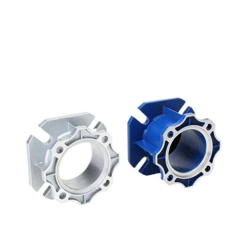 nmrv减速机输出法兰蜗轮蜗杆配件大全接盘安装座底座支架50 63 75