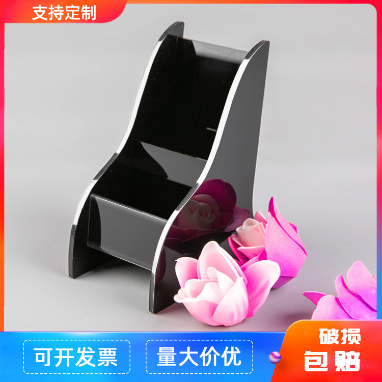 亚克力酒店收费盒 遥控器加厚收纳架 宣传台定做刻字