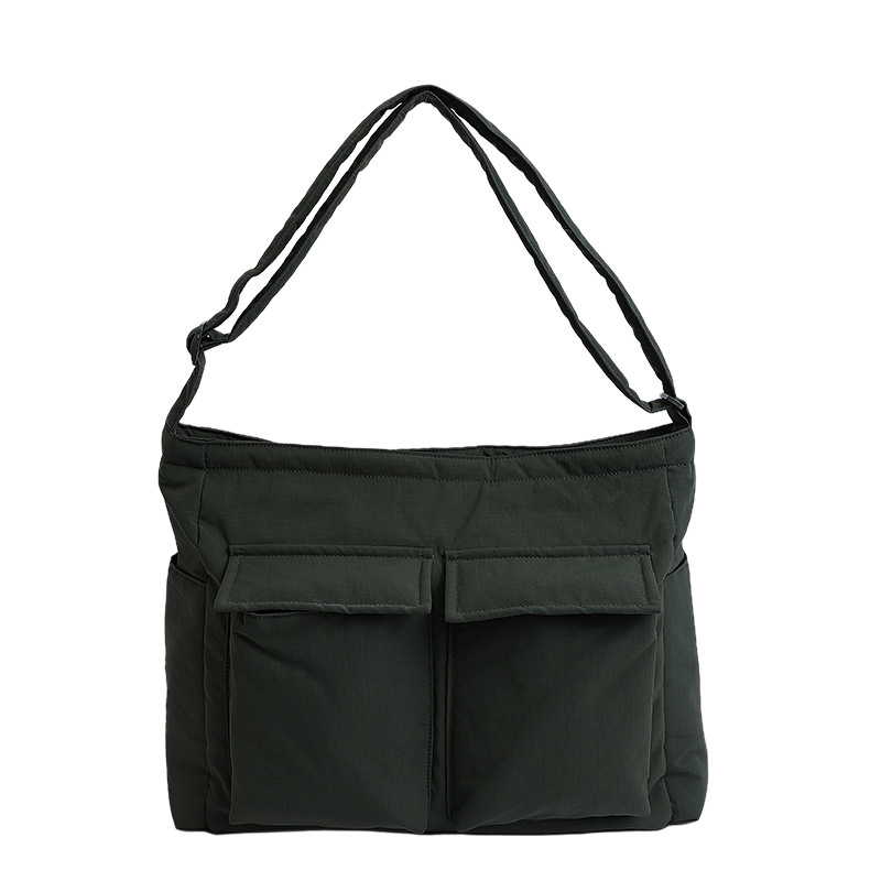 Bolsa de lona de explosión de comercio exterior para mujeres 2025 nuevo viaje multibolsillo bolso de gran capacidad para trabajar mochila de hombro