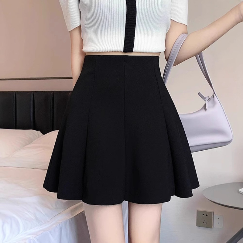 A- Line Skirt Women's Autumn 2025 New Arrival Small College Style Umbrella Skirt Fashionable High Waist Slimming Pleated Skirt A- Line Skirt Women's Autumn 2025 New Arrival Small College Style Umbrella Skirt Fashionable High Waist Slimming Pleated Skirt