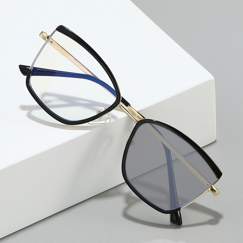 2024 Trendy Foreign Trade Glasses Tr Wire Half-Frame Unisex Anti-Blue Light Metal Flexible Temple Arms Can Be Fitted with Prescription Lenses 2024 Trendy Foreign Trade Glasses Tr Wire Half-Frame Unisex Anti-Blue Light Metal Flexible Temple Arms Can Be Fitted with Prescription Lenses