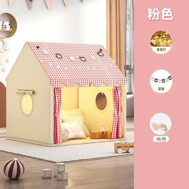 Tiendas de campaña para niños en interiores Niñas Niños Castillo Casa pequeña Casa de juguetes Princesa Fantástica Juegos de cama Base secreta