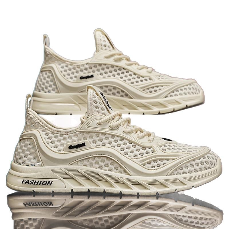 Generación de temblores, zapatillas de deporte, zapatos de río arriba, zapatos de vadeo, zapatos de red grandes de secado rápido, zapatos huecos, zapatos deportivos de malla transpirables, zapatos de moda, zapatos de hombre