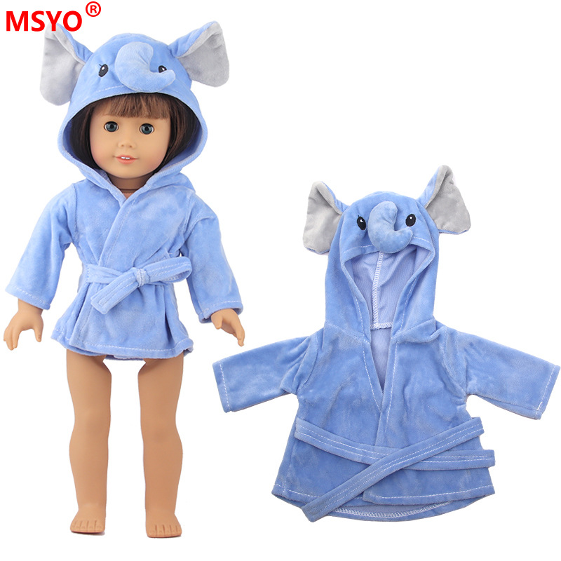 18 pulgadas American Girl muñeca pijamas 43cm xiafu muñeca ropa traje muñeca lindo camisón Pijamas