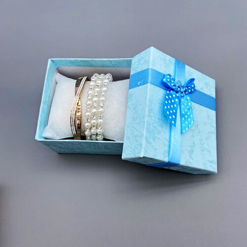 Manufacturer's watch box cloud paper box decorative bracelet accessory packaging box wholesale logo printing