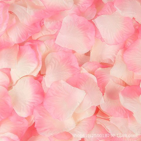 模擬バラの花びら、結婚式の告白、手振り花、バレンタインデーのプロポーズ、ロマンチックな結婚式の部屋の装飾用品|undefined