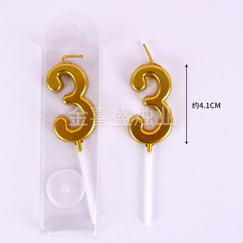批发数字蜡烛pvc独立包装派对气氛布置生日蛋糕装饰数字蜡烛创意|undefined
