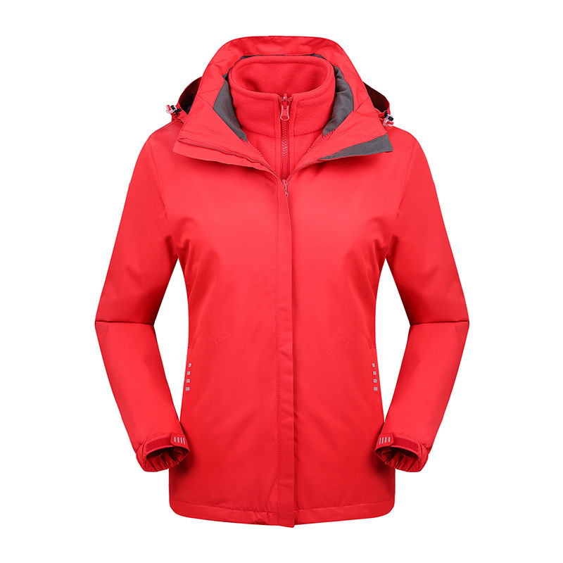 Chaqueta Térmica Impermeable 3 en 1 para Pareja Set de 2 Piezas de Poliéster A Prueba de Viento para Invierno image 10