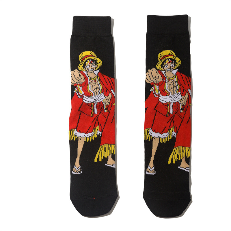Men's Wholesale Trendy Socks Female Animation Cartoon Cotton Socks Comic Male Medium Tube Pirate Socks-5PRS 35 O1CN01jGeESh1TrjeA1lBLA !!1004802436 0 cib