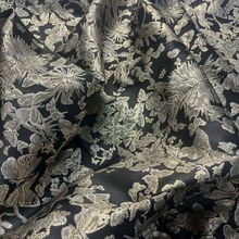 立体浮雕花朵蝴蝶提花面料大提花靠垫高档织锦缎