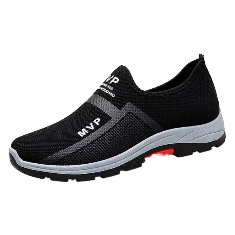 Zapatos de hombre 2025 nuevos zapatos casuales de malla livianos simples zapatos casuales cómodos y transpirables zapatos deportivos perezosos zapatos de hombre