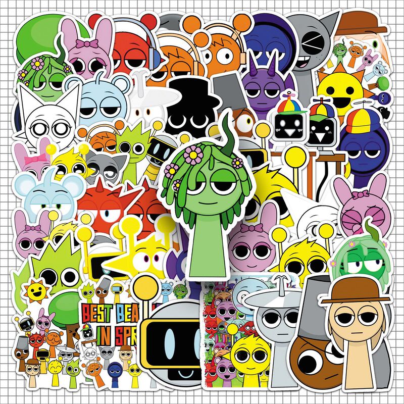 50 Rhythm Box Cartoon Cute Creative Decorative Fun Graffiti Stickers Hand Ledger Luggage Stickers Wholesale 50 Rhythm Box Cartoon Cute Creative Decorative Fun Graffiti Stickers Hand Ledger Luggage Stickers Wholesale