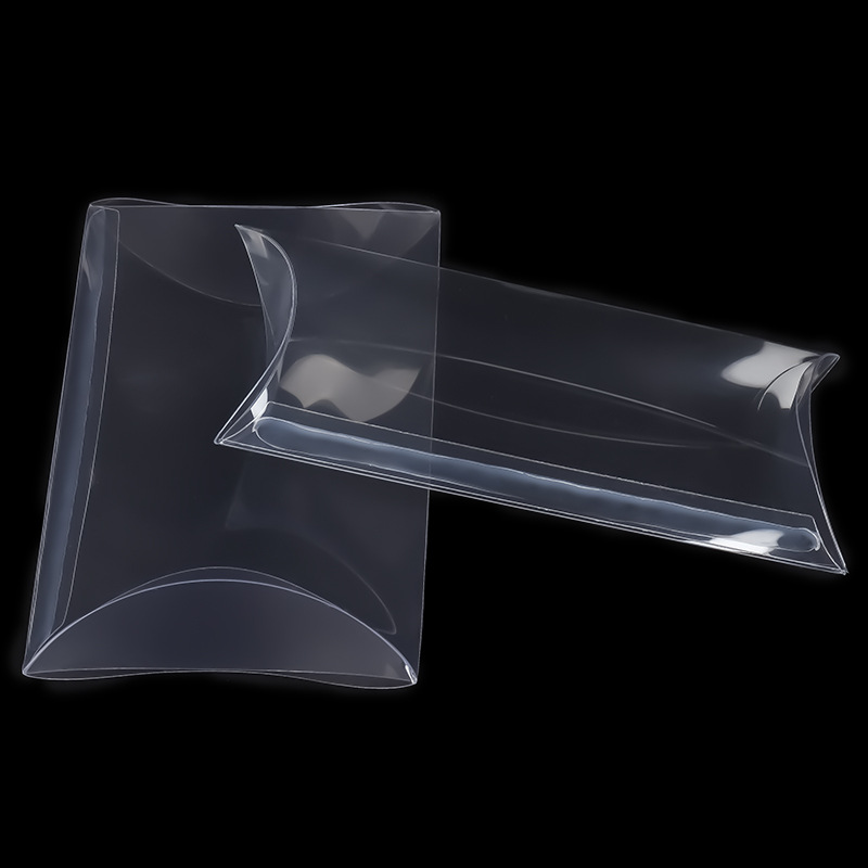 Yongxie Fuente de la fábrica transparente almohada caja de embalaje de plástico PVC caja de Presentación creativa caja de pastel de yema de huevo caja de dulces