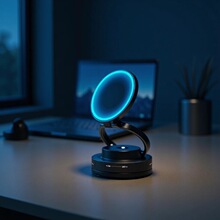2025新款真空吸盘手机磁吸支架多功能车载中控台导航万向旋转折叠