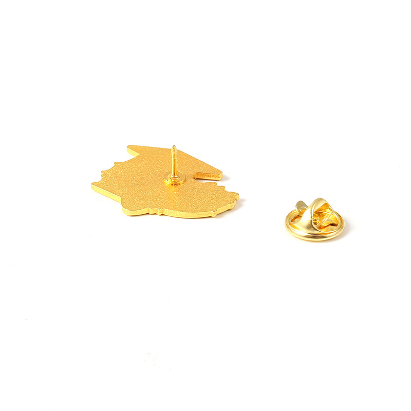 12g Weight Brooches Classification Fashion Pin Letter Alloy Plating Unisex Brooches