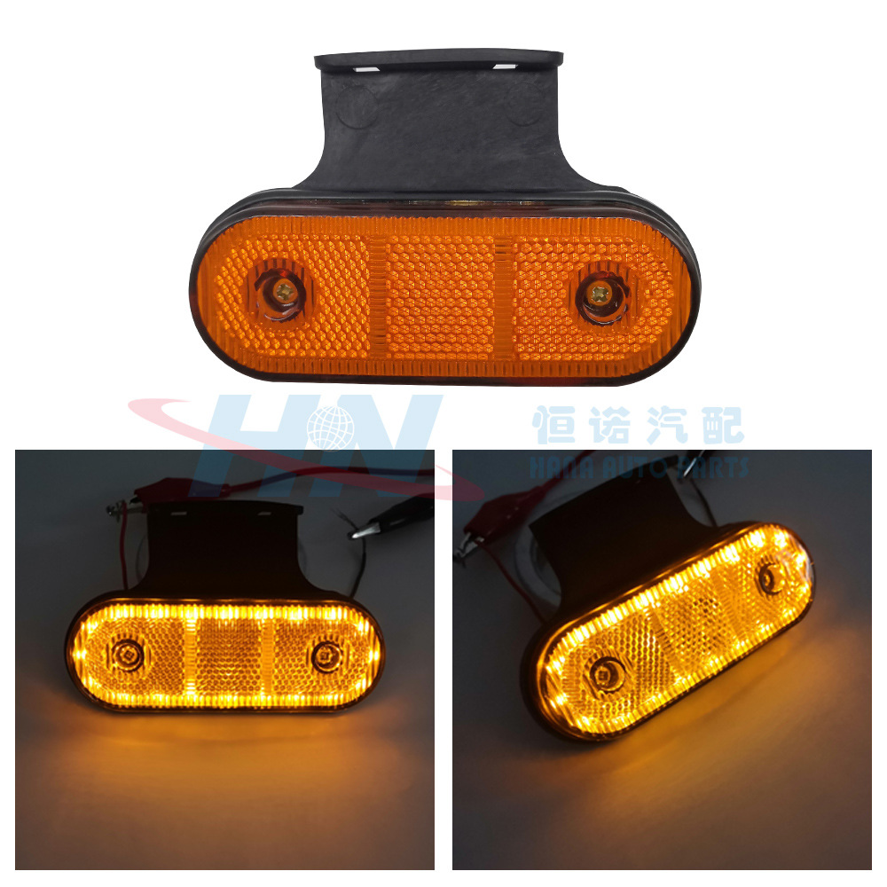 Ventas de fábrica camión de luz lateral 4LED luz lateral Luz de señal de luz 10/30V Luz de camión