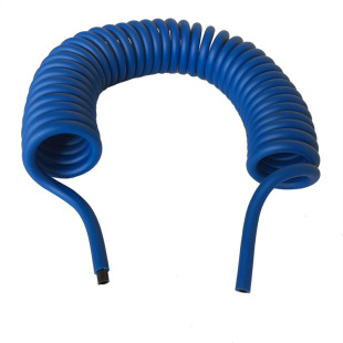 Supply high quality 8mmpu double-layer flame retardant spiral pipe fireproof flower anti-scald anti-splash flame retardant spring telescopic pipe