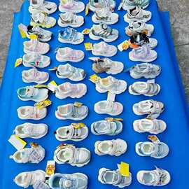 商场撤柜品牌童鞋宝宝鞋单网镂空夏季男童透气运动鞋女童休闲童鞋