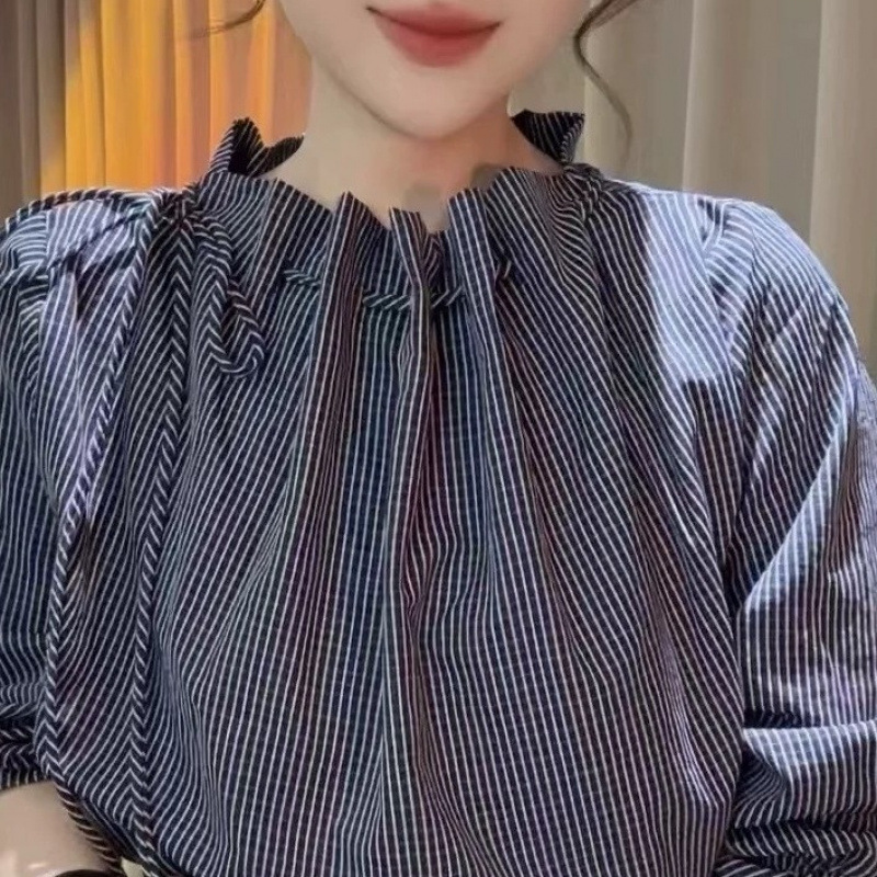 2025秋季时尚气质百搭洋气宽松设计感抽绳上衣女|undefined
