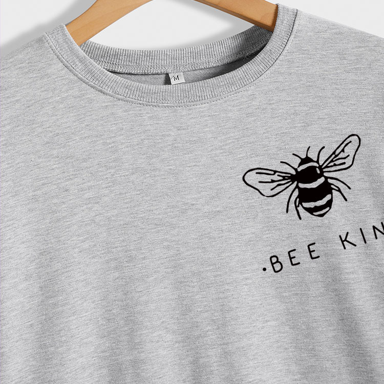 Estación independiente transfronteriza europea y americana abeja tipo cuello redondo Otoño e Invierno bottoming manga larga eBay más tamaño suéter para las mujeres