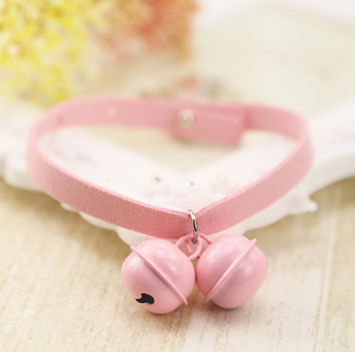 Cat Bell Collar Accessory Handmade Macaron Pet Bells Dog Necklace Dog Collar Pet Supplies