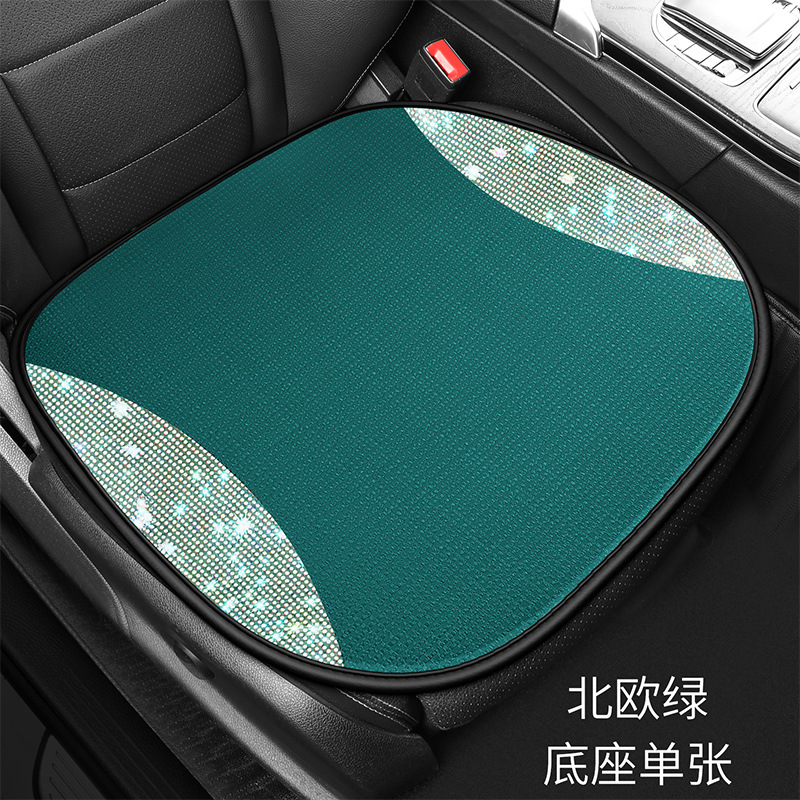 Universal – Ladies Car Seat Seat cushion, seat cover - xms-nordic-green-square-pad-single
