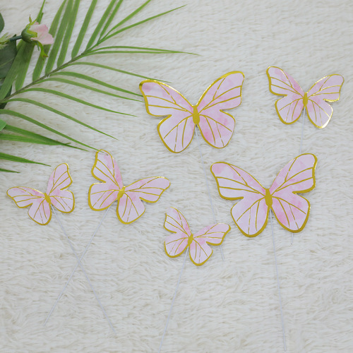 Manufacturer Baked Cake Decoration Cartoon Animal Unicorn Theme Series Candy Traffic Cake Decoration Insert Card