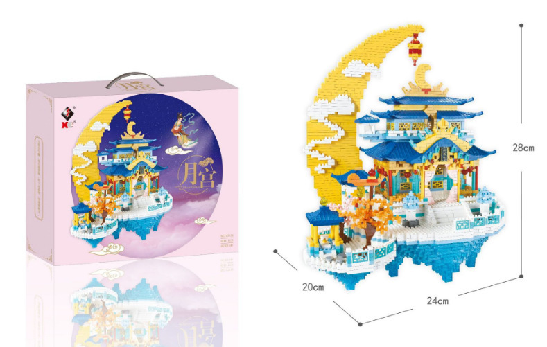 Weili pequeñas partículas de montaje de bloques de construcción de juguete Castillo París Torre Gran Muralla mundo creativo famoso edificio modelo de la serie