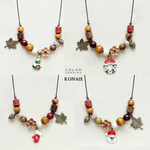 Набор для DIY: рождественское колье со снежинкой