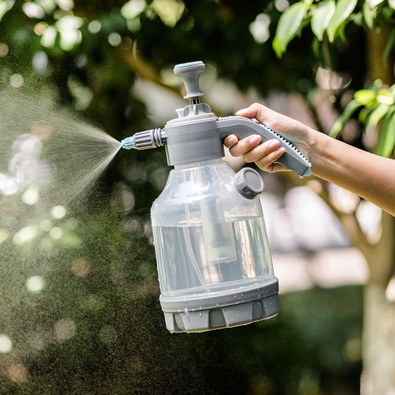 Jardinería de riego transparente pulverización neumática doméstica pulverización de plástico de limpieza 3L gran capacidad pulverización de desinfección de alcohol