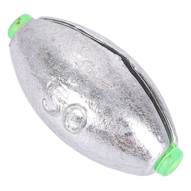 Colgante de plomo abierto de estilo japonés Pesca de plomo rápido Colgante de plomo de oliva Puente Balsa Pesca de roca Varilla Colgante de plomo Tongxin Plomo de tiro largo Al por mayor