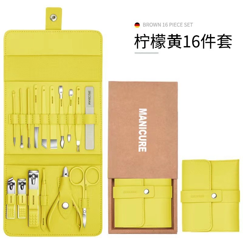 Kit Cortaúñas Acero Inoxidable - Incluye Herramientas Oídos