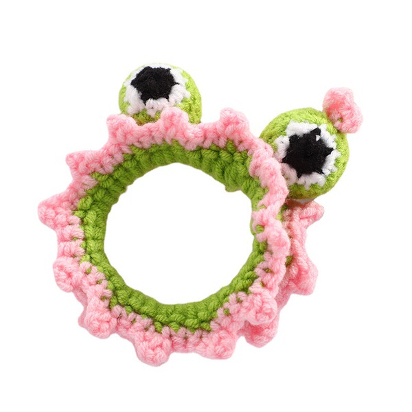Cute knitted hair accessory