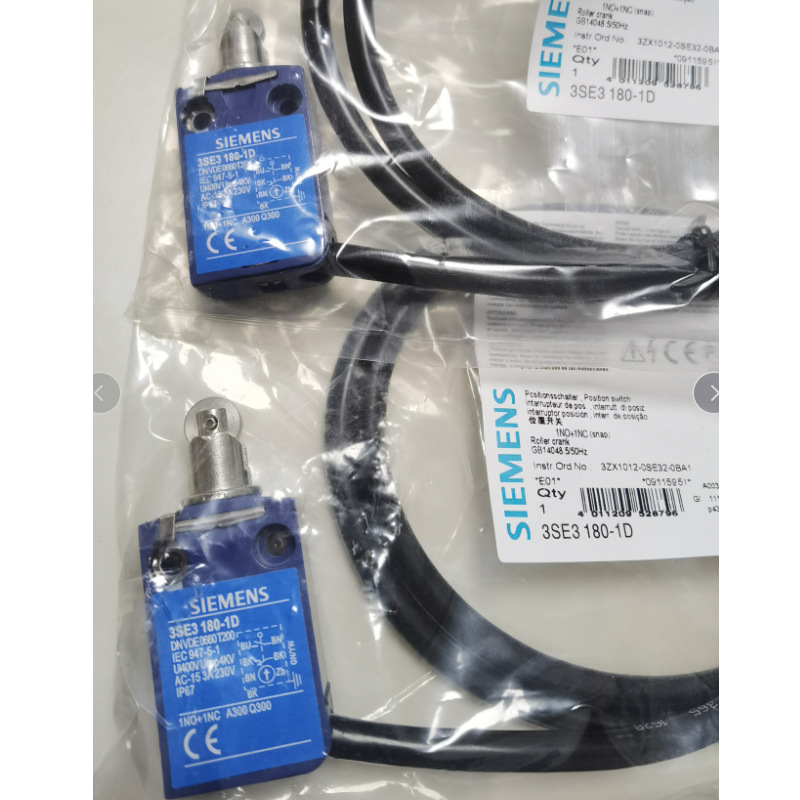 限位开关3SE3 180-1D,1 NO, 1 NC