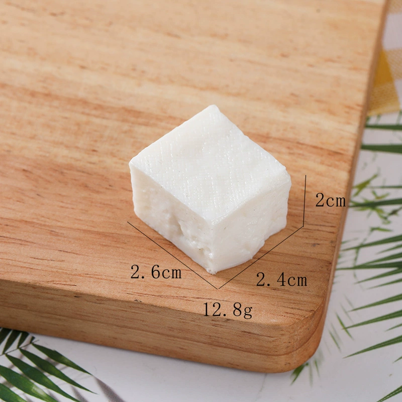 Симулированный блок тофу модель stink tofu тофу реквизит рыба тофу аксессуары чеснок тофу тофу тофу креативная шутка