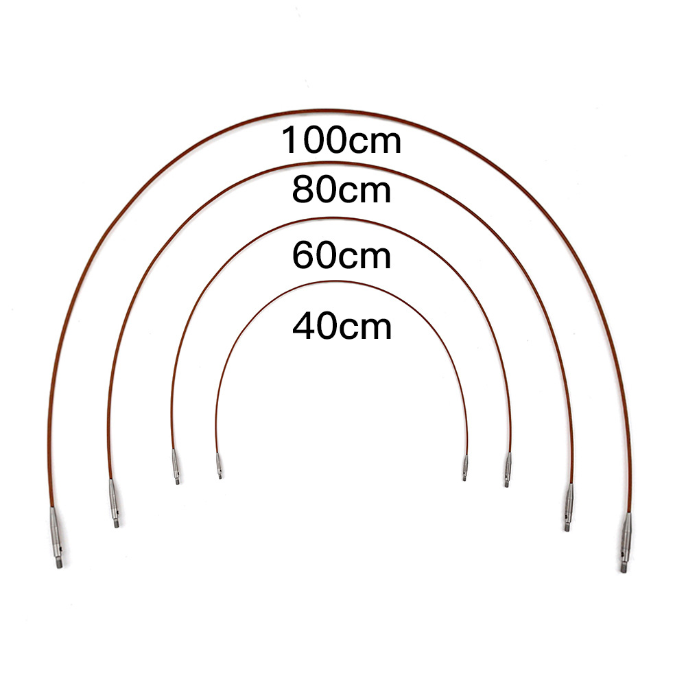 Herramientas de trenzado transfronterizas serie de impresión de aluminio desmontable color de aguja de anillo con cuerda giratoria aguja de anillo 13 packet