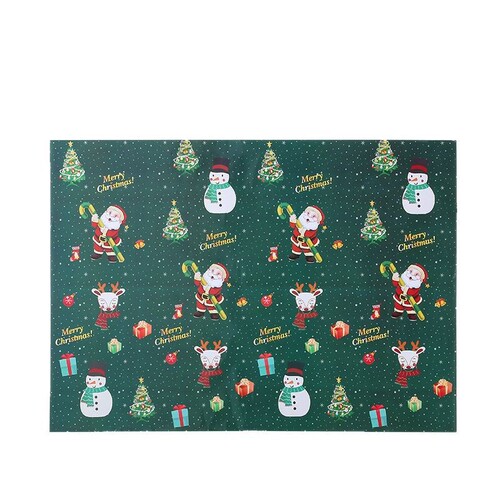 Wholesale Christmas wrapping paper Christmas gift box packaging paper double-sided colorful bouquet packaging paper