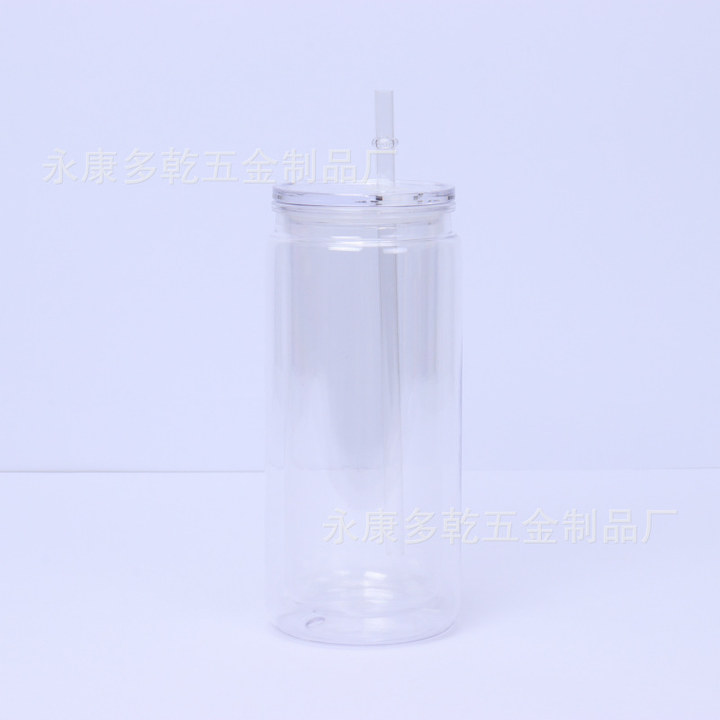 新品16オンスカラープラスチックメイソンカップカラーゼリースノーボールカップストローカップ20オンス二重プラスチックカップ|undefined